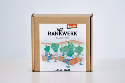 Bio Saatgut-Box „Salatbar“ mit Salatsamen
